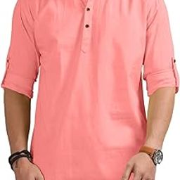 Men's Cotton Polyester Blend Regular Fit Full Sleeve Kurta Perfect for Special Occasions, Family Events, or Daily Ethnic Wear-image-22
