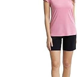 RX12 Women's Micro Modal Cotton Relaxed Fit Solid V Neck Half Sleeve T-Shirt with Lace Trim On Sleeves-image-81