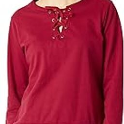 miss chase Women's Maroon Tie-up Cotton Sweatshirt-picture-9