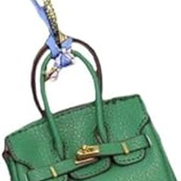 2xCar Key Case Lipstick Bag Cute for Women Girls Portable Mini Handbag Pendant Green-image-54