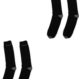BESPORTBLE 2 Pairs Socks Warming Black L for Warmer Heating Thermal Winter Foot Equipment of USB Comfortable Washable Rechargeable Heated Electric Double-Sided Women Double- Stockings Warm-image-3