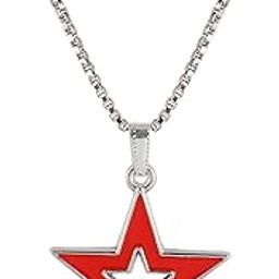 Elegant Statement Star Red Pendant for Men and Boys-picture-49