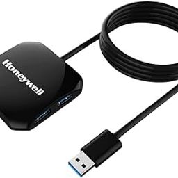 Honeywell Momentum 4-1 USB 3.0 Hub, 1.2 Meter Cable, Max Current 900mA, Transmission Speed 5GBPS, Universally Compatible with All USB PC, Laptop, Speaker, Mobile, Pen Drive,Hard Drive,Keyboard Printer-7