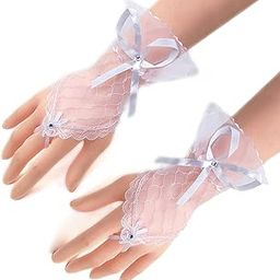 Bridal Gloves for Girls and Women, Fancy special occasion party gloves-image-78