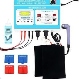 Physiogears 5 In 1 IFT MS Tens Ultrasonic Deep Heat Physiotherapy Machine Electrotherapy Combo Physiotherapy Machine with one Year Warranty For all Pain Relief Device (Electrode Pad)-17