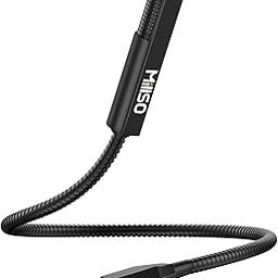MillSO USB Microphone for Laptop Gooseneck Portable Mini USB Computer Microphone Plug&Play Omnidirectional External PC Microphone for YouTube, Streaming, Podcasting, Recording, Gaming - 1 FT-image-21