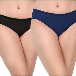 Cotton Mid Waist Band Hipster Panty StayFresh Treatment for Girls and Women Daily Usage Black Navy Red Combo Pack-image-98