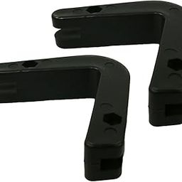 MERISHOPP 2Pcs Barbell Rack Dumbbell Rack Shelves Wall Mount Dumbbell Holder Organizer Black| Sports Equipment | Outdoor Sports Gear | Exercise Gear-image-57