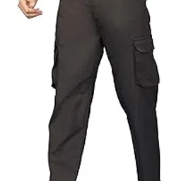 yha Men Solid Cargo Jogger Regular Fit Track Pant-picture-26
