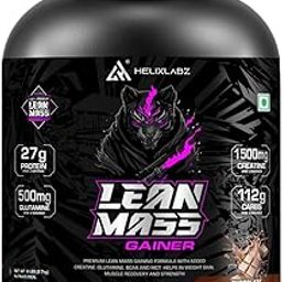 Helixlabz Lean Mass Gainer /27 Servings /2.7 kg/Irish Chocolate Flavor-image-39