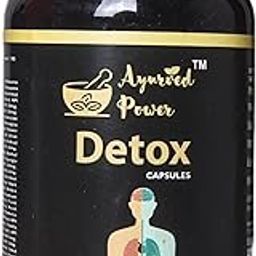 AYURVED POWER Detox Capsule Helps to Eliminate Toxins & Boost Metabolism | Supports Liver Function, Improves Skin Health, Digestion, and Boosts Immunity | (Pack of 1, 60 N)-image-60