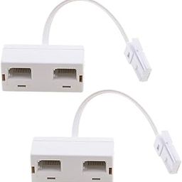 The Style Sutra 2x RJ11 UK Male to UK Female Adapter Double Socket Telephone Splitter|Computers/Tablets & Networking | Computer Cables & Connectors | 2 Piece Rj11 Splitter-4