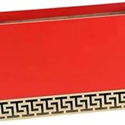 UJEAVETTE Flower Box for Arrangements Florist Supplies for Birthday Wedding Graduation 38cmx17.5cm Red-95