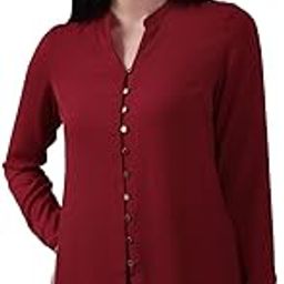 Women's 100% Polyester Regular Fit Shirt-picture-29