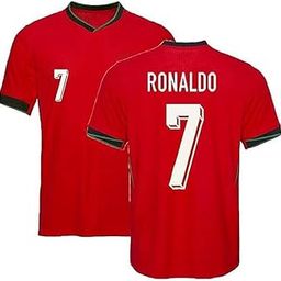 Ronaldo 7 Portugal Team Football Jersey 2024 for (Kids,Boys & Men)-image-75