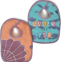 Mi Arcus 100% Cotton Water Resistant Feeding, Drool Bibs for Baby Boys, Girls, Newborns, and Toddlers,3-6 Months,Cotton,Gifting/Pack of 2-image-42