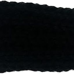 Shoogloo Mart: Headband Earwarmers for Winters | Handmade with Woolen Unisex Earwarmer Earmuffs Earcap Earcover Soft Headwrap Warm Winter Accessories (Black)-image-36