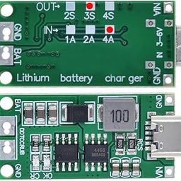 USB-C to 12.6V 3S 4A Step-Up Boost Converter Lithium Battery Charging Module Type-C Input for 18650 Li-Ion LiPo Battery Pack Overvoltage Protection Compact Power Supply Board-image-68