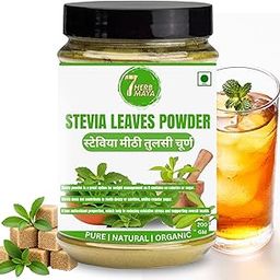 7HerbMaya Natural Stevia Sweetener |Sugar Free | Non-GMO | Zero Calorie Sugar Substitute- 100% Natural Stevia leaves| Sweet like Sugar but with zero calories (200G)-image-100