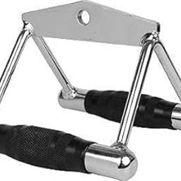 Bro Action Steel V-Shaped Double D Handle for Cable Machines - Professional Gym Attachment for Triceps, Back, and Shoulder Workouts - Durable Steel V-Shaped Double D Handle (LAT Cable)-20