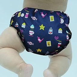 POLKA TOTS Reusable & Washable Swim Diaper, Leak proof & Adjustable Swimsuit Costume for Toddlers Baby Kids (Mix, 12-24 Months)-picture-5