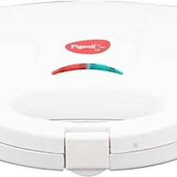 Pigeon by Stovekraft 750W Egnite Plus Bread Sandwich Maker with Aluminium Nonstick Coated Fixed Plates - Toaster (White)-image-8