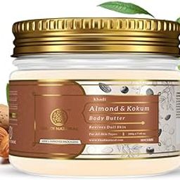 Khadi Natural Khadi Natural Almond & Kokum Body Butter 200Gm| Deeply nourishing|With Shea butter | All day hydration|Suitable for All Skin Types-image-11