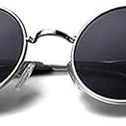 Unisex UV Protection Round Sunglasses (Black)-picture-52