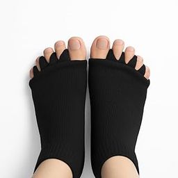 KATAPOL Foot Alignment Socks 5 Finger Toe Separator for Men & Women, Plantar Fasciitis Leg Foot Pain Relief Bunion Corrector, Hallux Valgus, Orthopaedic socks for Office, Yoga, Gym-image-77