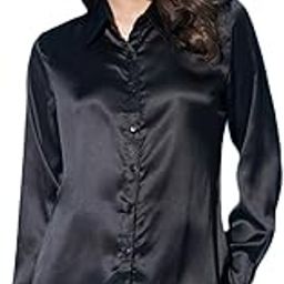 Women's Solid Regular Fit Satin Shirt-picture-17