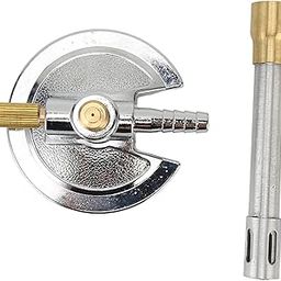 Lab Gas Burner, Safe Laboratory Heating Tool with Gas Adjustment for Natural Gas Propane Gas-image-51