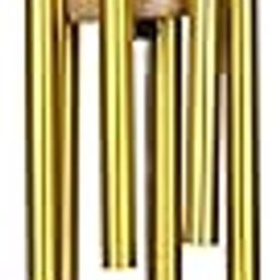 MELOPA 29" 6 Pipe Metal Wind Chims for Home Balcony Energy,& Office Positive Energy Meditation and Best Gift for Birthday Anniversary Home Vastu and Return Gift. -Yellow Gold-image-41