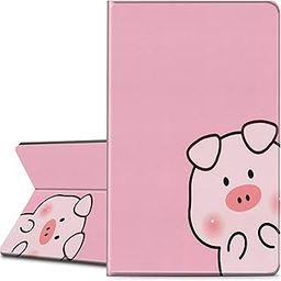 Case for 6.8" Kindle Paperwhite 11th Generation 2021, Thin Fit Light PU Leather Case Folio Cover with Auto Sleep/Wake for Kindle Paperwhite Signature Edition E-Reader, Cute Pink Piggy-92