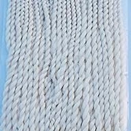 White Twisted Cotton Double Thread Wicks Lambi Diya Batti Rui Batti 5 to 6 Inch Long Wicks Deepam for Puja Pack of 12-12