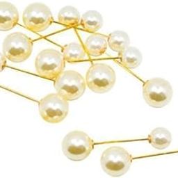 ™ 2x10 Pieces Double Shining Pearls Brooch Pin Buckle For Clothes Assorted Size | Pins & Brooches | Fashion Jewelry-image-19