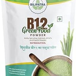 BILIPATRA B12 Green Food Powder, 200g | Plant Based Vitamin B12 Supplement | Vitamin B1, B2, B3, B6, B9,C & A | Boost Energy Level, Good For Digestion And Stress, Glowing Skin For Men & Women-image-72