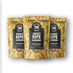 TBH - To Be Honest Banana Chips | Sweet Ripe Banana Chips with Amchur & Chilli |Gluten Free | Vegan Friendly Snack | Low Fat | 50% Less Oil | No Preservatives (40 g (Pack of 3), 120)-image-58