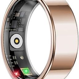 Smart Ring for Women Men,Sleep Tracker Ring,Waterproof Fitness Tracker Health Rings with Heart Rate Monitoring,Blood Oxygen,Stress Distance Calories Step Tracking,No Subscription Fee(LightRoseGold#9)-picture-17