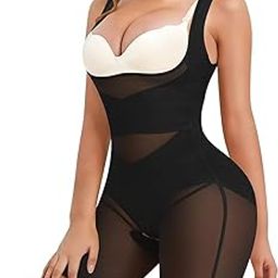 Women Shapewear for Tummy Control Sculpting Bodysuits Mid-Thigh Full Body Shapwear for Butt Lifter and Thigh Slimmer (ED021)-image-61