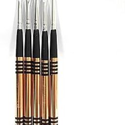 Trendy Look Nail Art Dotting Tool & Brush Dual For Decoration Set of 5 Pieces, Gel Brush, Ombre Brush, Detail brush-picture-17