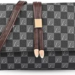sageware Trendy Quilted Crossbody Sling Bag for Women – Durable PU Leather Handbag for All Occasions-picture-23