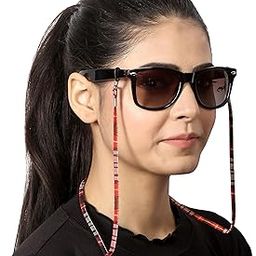 vision Unisex Adult Cotton Eyeglass Holder Strap Cord | New Chain Adjust on Sunglasses | Anti-slip Retainer Lanyard String Eyewear Frame | Specs Mask Chains-68