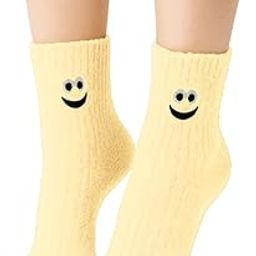 Women's Winter Warm Socks – Pack of 1 – Super Soft Fleece-Lined & Fur-Trimmed Woolen Socks for Cold Weather – Cozy & Stylish-image-41