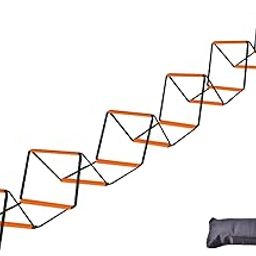 THE STYLE SUTRA® Agility Ladder Portable Coordination Home Gym Volleyball Soccer Speed Ladder 20 Grids | Sporting Goods | Team Sports | Soccer | Training Aids-image-59
