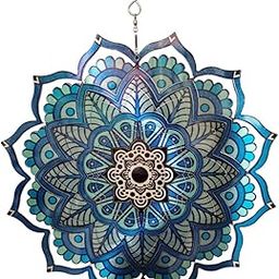 MYADDICTION Wind Spinners with Stable Stake Garden Spinner Reflective Painting Style13-image-2