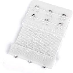 GENERIC Elastic 3-Eye Hook Bra Extension Extender 3pcs Black Nude White-picture-53