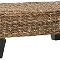 Safavieh Home Collection Leary Wicker Bench, Natural-image-34