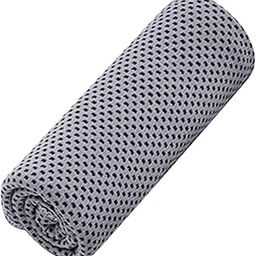 SECRET DESIRE Cooling Towel 12'X40' Sweat Absorbing Gym Towel for Fitness Workout Football Gray-image-73