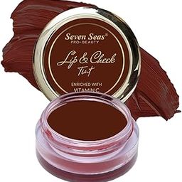 Seven Seas Lip & Cheek Tint Richness Of Essential Oils And Vitamin C For Lips, Eyelids & Cheeks, Matte Finish Give You A Soft Natural Glow (Maroon), 1 Count-image-38