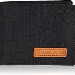 Vegan Wallet for Men Black Colour | Khadi Polyester Fabric Material | Holds up to 8 Credit/Debit/ATM Cards | Slim & Easy to Fit | Coin Pocket | Washable & Water-Resistant - No Leather-image-15